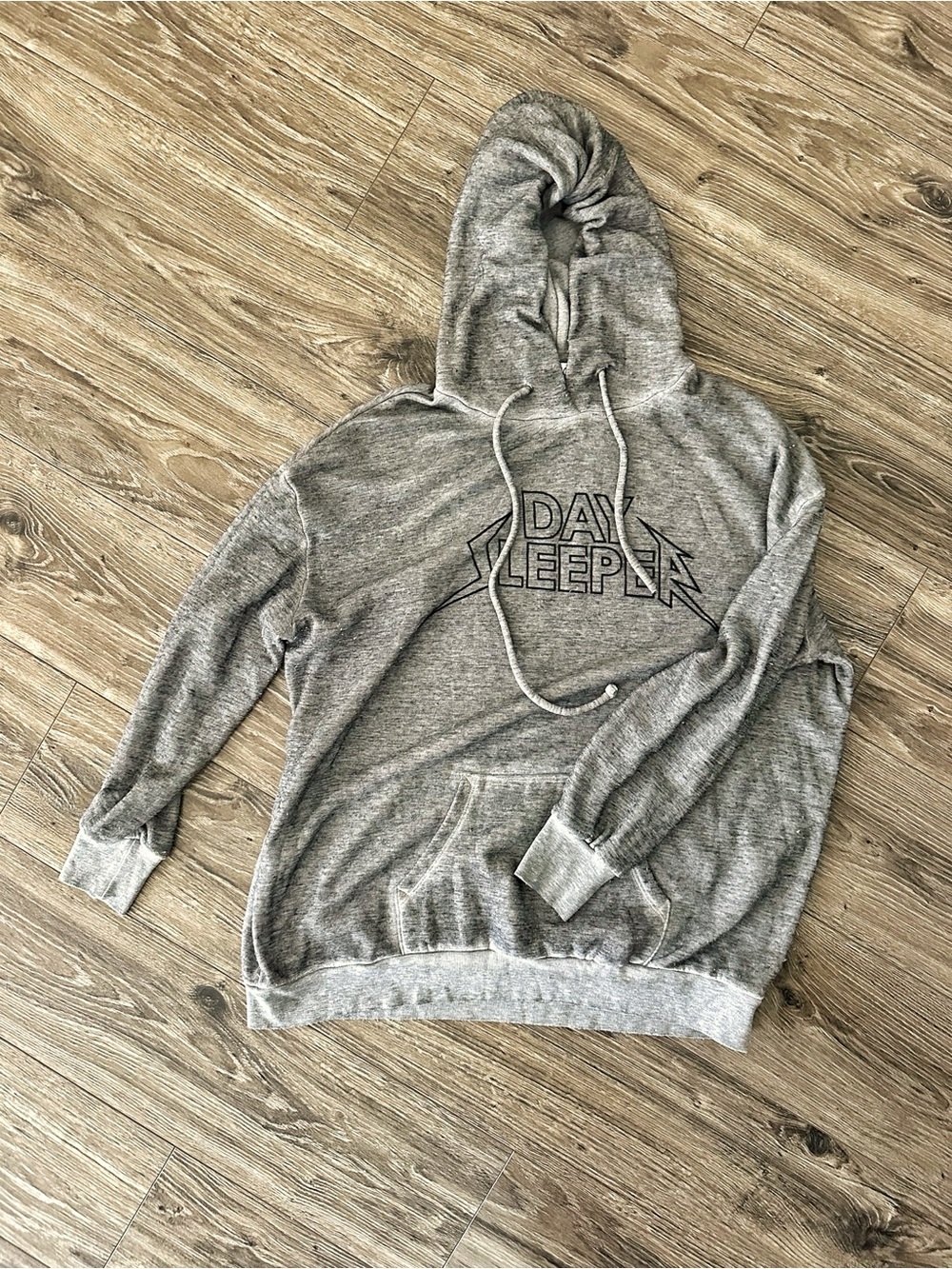 Wildfox Heather Gray 'Day Sleeper' Pullover Hoodie